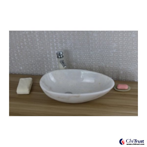 Guangxi White stone basin CT502